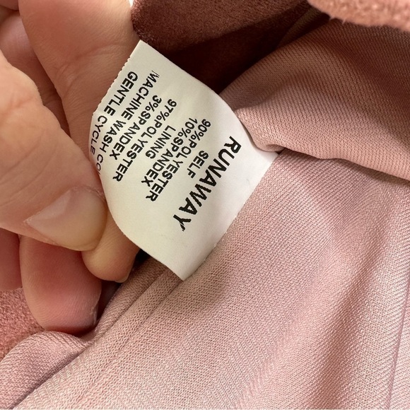 B x Runway Faux Suede Tube Crop Top - Picture 12 of 12